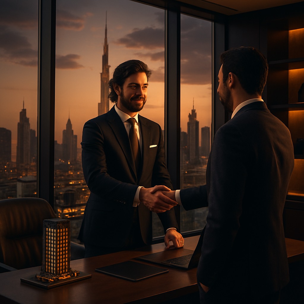 Persönliche Beratung in einem Dubai-Office